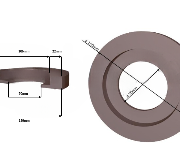 Cup Wheel Ø150x40x70 9RS40